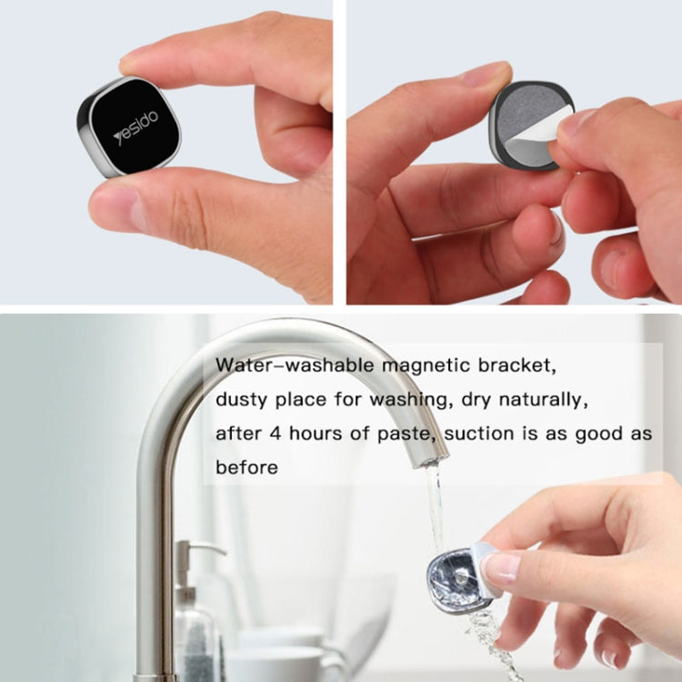 Yesido C81 Car Dashboard Mini Strong Magnetic Phone Holder, C81 (Black), C81 (Silver)