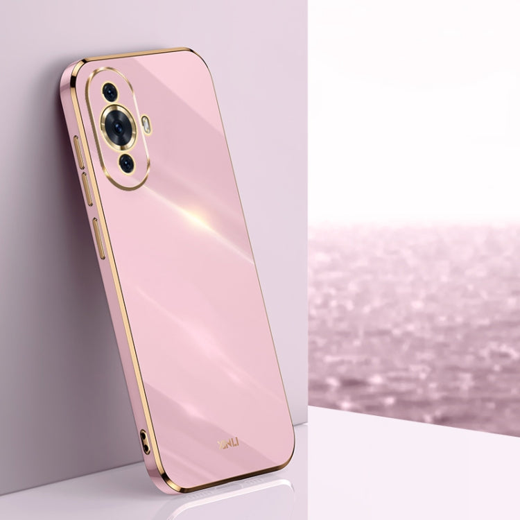 XINLI Straight Edge 6D Electroplate TPU Phone Case, For Huawei nova 12, For Huawei Maimang 20, For Huawei Enjoy 60X, For Huawei nova 11 Pro, For Huawei nova 11, For Huawei P60 Art
