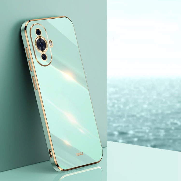 XINLI Straight Edge 6D Electroplate TPU Phone Case, For Huawei nova 12, For Huawei Maimang 20, For Huawei Enjoy 60X, For Huawei nova 11 Pro, For Huawei nova 11, For Huawei P60 Art