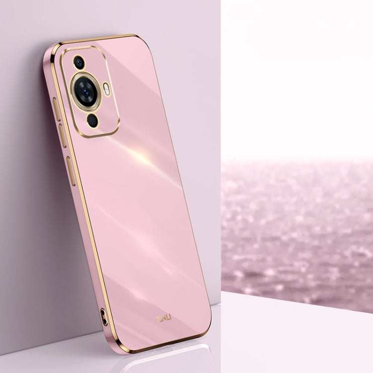 XINLI Straight Edge 6D Electroplate TPU Phone Case, For Huawei nova 12, For Huawei Maimang 20, For Huawei Enjoy 60X, For Huawei nova 11 Pro, For Huawei nova 11, For Huawei P60 Art