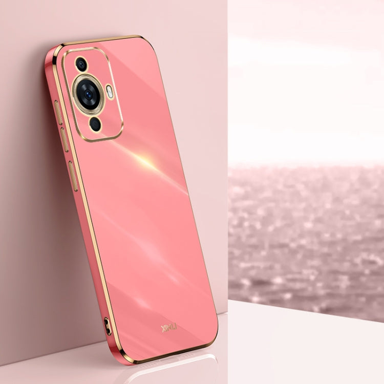 XINLI Straight Edge 6D Electroplate TPU Phone Case, For Huawei nova 12, For Huawei Maimang 20, For Huawei Enjoy 60X, For Huawei nova 11 Pro, For Huawei nova 11, For Huawei P60 Art