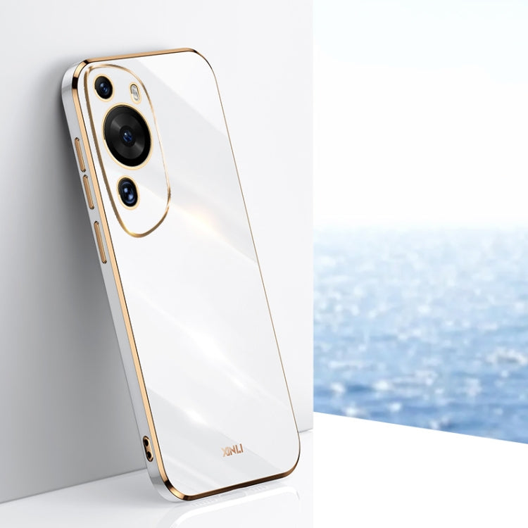 XINLI Straight Edge 6D Electroplate TPU Phone Case, For Huawei nova 12, For Huawei Maimang 20, For Huawei Enjoy 60X, For Huawei nova 11 Pro, For Huawei nova 11, For Huawei P60 Art