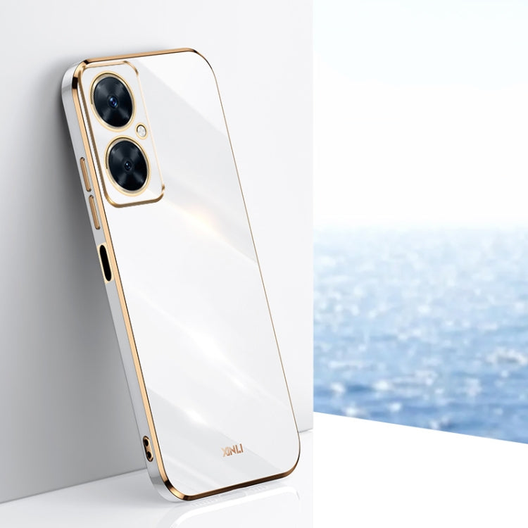 XINLI Straight Edge 6D Electroplate TPU Phone Case, For Huawei nova 12, For Huawei Maimang 20, For Huawei Enjoy 60X, For Huawei nova 11 Pro, For Huawei nova 11, For Huawei P60 Art