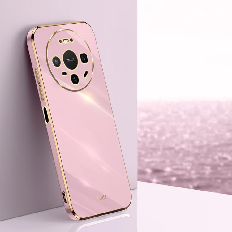 XINLI Straight Edge 6D Electroplate TPU Phone Case, For Huawei Pura 90 Pro Max 5G, For Huawei Pura 90 Pro 5G, For Huawei Pura 90 5G, For Huawei Mate 80 Pro Max, For Huawei Mate 80, For Huawei Mate 70 Air