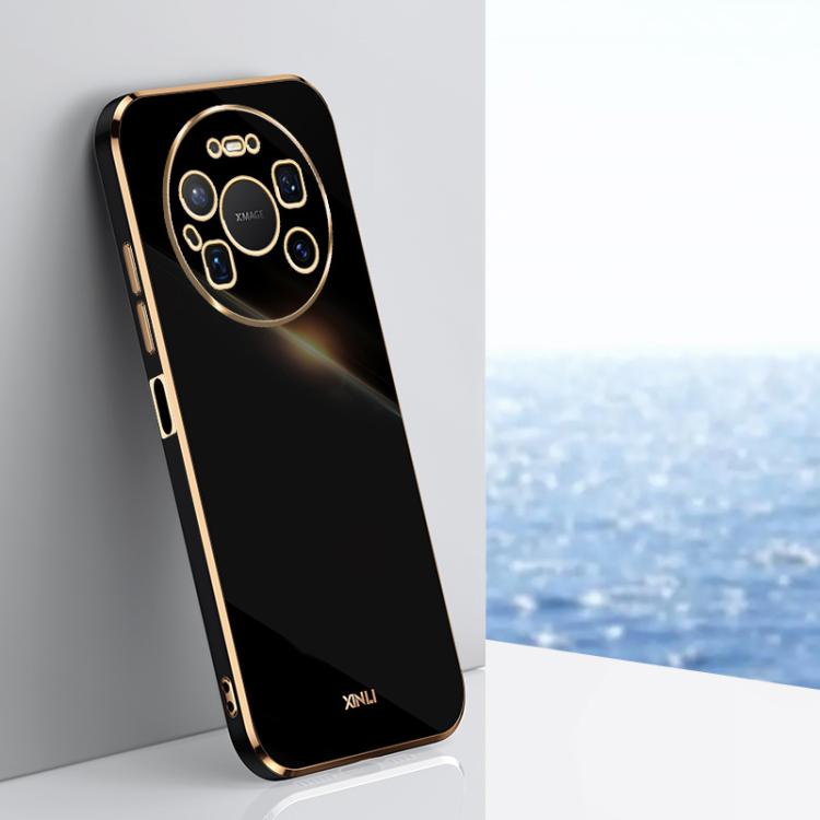 XINLI Straight Edge 6D Electroplate TPU Phone Case, For Huawei Pura 90 Pro Max 5G, For Huawei Pura 90 Pro 5G, For Huawei Pura 90 5G, For Huawei Mate 80 Pro Max, For Huawei Mate 80, For Huawei Mate 70 Air