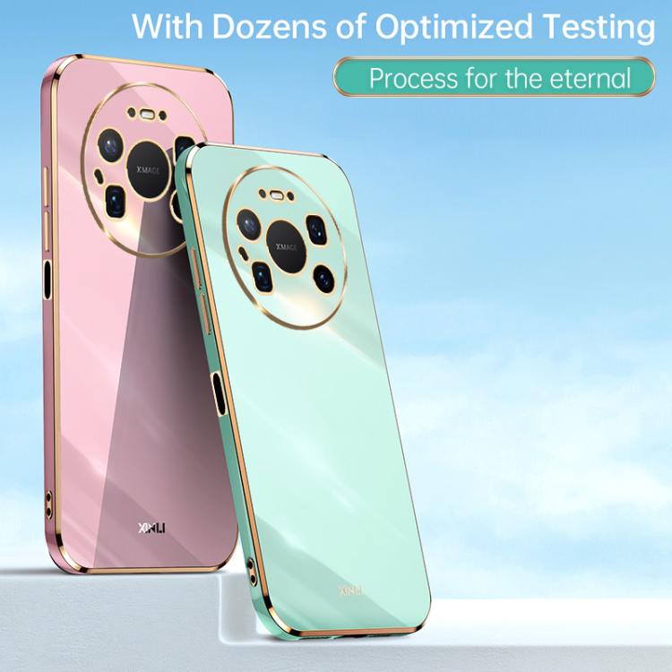 XINLI Straight Edge 6D Electroplate TPU Phone Case, For Huawei Mate 80 Pro Max, For Huawei Mate 80, For Huawei Mate 70 Air, For Huawei Nova 14 Ultra, For Huawei Nova 14 Pro, For Huawei Nova 14
