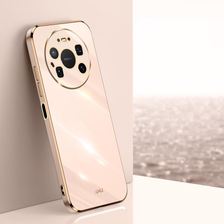 XINLI Straight Edge 6D Electroplate TPU Phone Case, For Huawei Pura 90 Pro Max 5G, For Huawei Pura 90 Pro 5G, For Huawei Pura 90 5G, For Huawei Mate 80 Pro Max, For Huawei Mate 80, For Huawei Mate 70 Air
