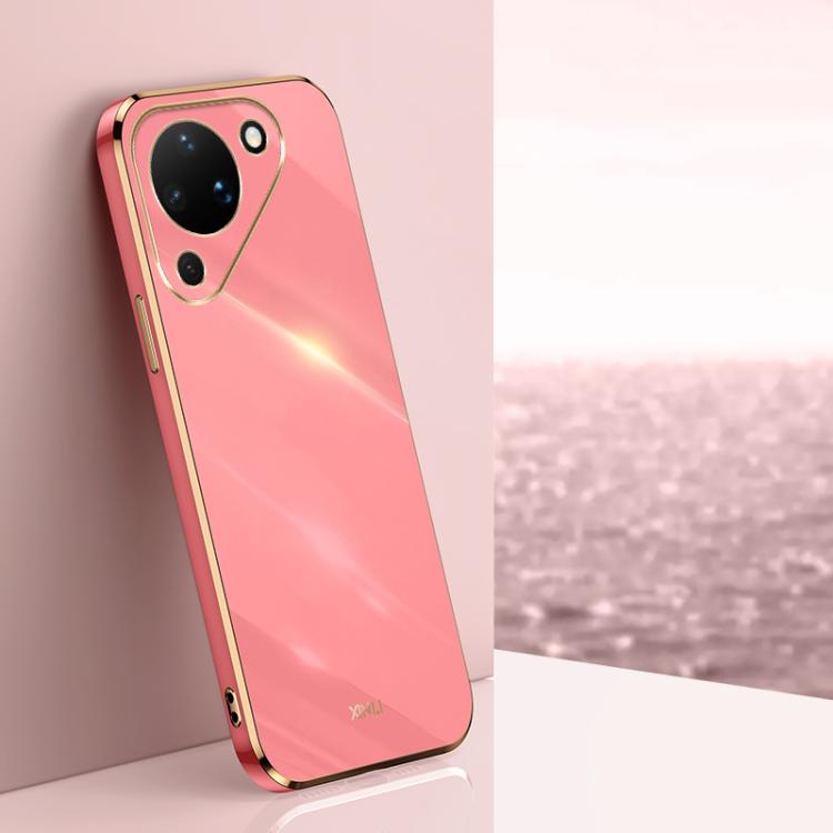 XINLI Straight Edge 6D Electroplate TPU Phone Case, For Huawei Pura 90 Pro Max 5G, For Huawei Pura 90 Pro 5G, For Huawei Pura 90 5G, For Huawei Mate 80 Pro Max, For Huawei Mate 80, For Huawei Mate 70 Air