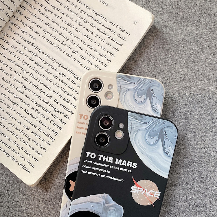Martian Astronaut Pattern Shockproof Phone Case