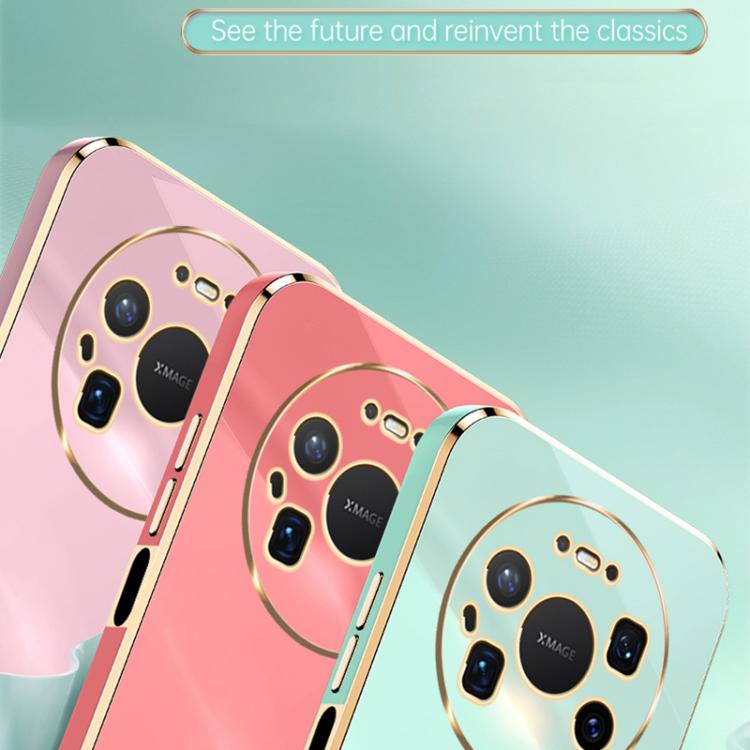 XINLI Straight Edge 6D Electroplate TPU Phone Case with Ring Holder, For Huawei Mate 80 Pro Max, For Huawei Mate 80, For Huawei Mate 70 Air, For Huawei Nova 14 Ultra, For Huawei Nova 14 Pro, For Huawei Nova 14