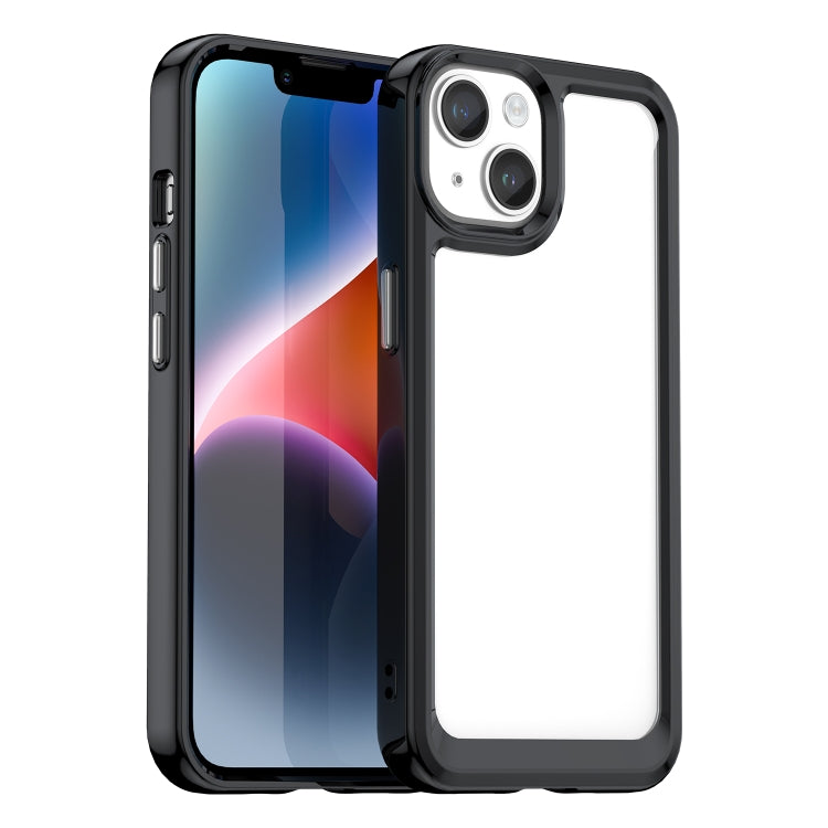 Colorful Series Acrylic + TPU Phone Case, For iPhone 17e / 16e, For iPhone 16 Pro Max, For iPhone 16 Pro, For iPhone 16 Plus, For iPhone 16, For iPhone 15 Pro Max, For iPhone 15 Pro, For iPhone 15 Plus