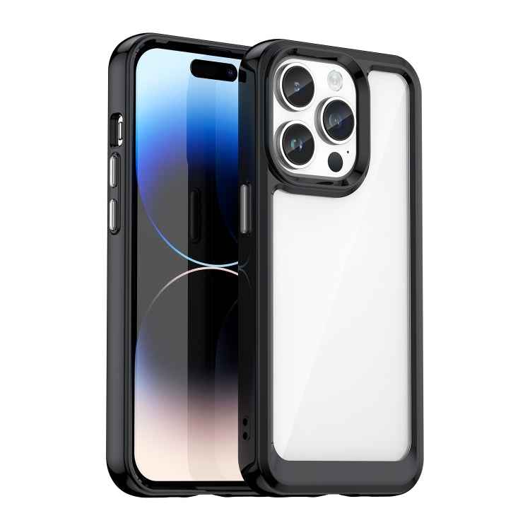 Colorful Series Acrylic + TPU Phone Case, For iPhone 16 Pro Max, For iPhone 16 Pro, For iPhone 16 Plus, For iPhone 16, iPhone 16e, For iPhone 15 Pro Max, For iPhone 15 Pro, For iPhone 15 Plus
