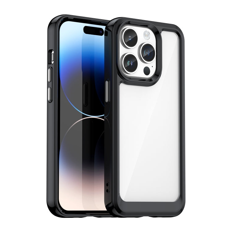 Colorful Series Acrylic + TPU Phone Case, For iPhone 17e / 16e, For iPhone 16 Pro Max, For iPhone 16 Pro, For iPhone 16 Plus, For iPhone 16, For iPhone 15 Pro Max, For iPhone 15 Pro, For iPhone 15 Plus