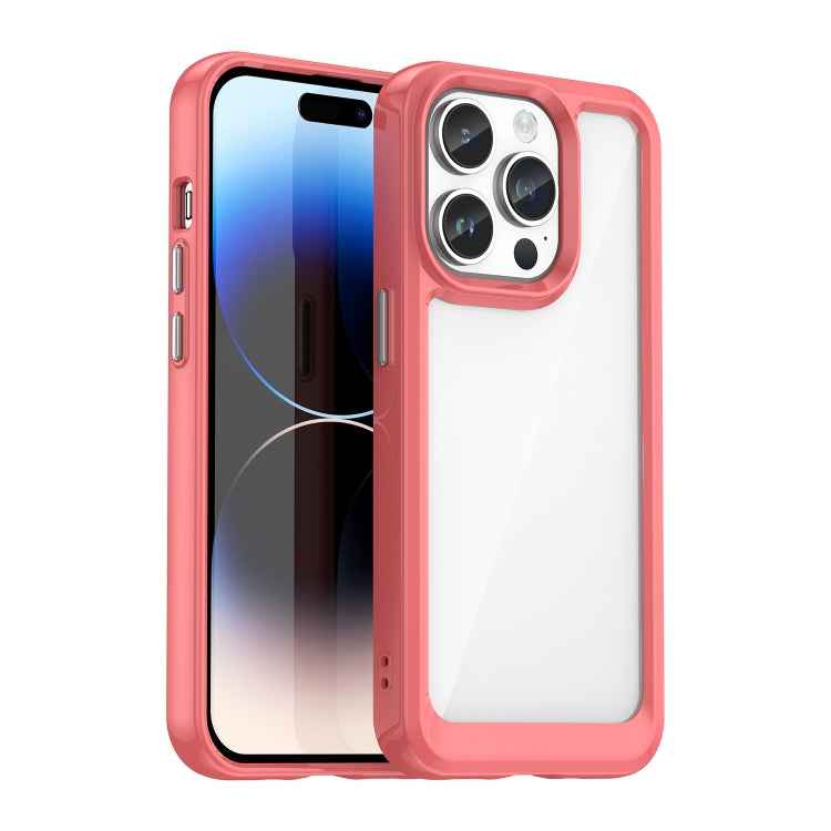 Colorful Series Acrylic + TPU Phone Case, For iPhone 16 Pro Max, For iPhone 16 Pro, For iPhone 16 Plus, For iPhone 16, iPhone 16e, For iPhone 15 Pro Max, For iPhone 15 Pro, For iPhone 15 Plus