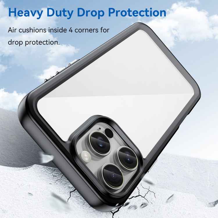 Colorful Series Acrylic + TPU Phone Case, For iPhone 16 Pro Max, For iPhone 16 Pro, For iPhone 16 Plus, For iPhone 16, iPhone 16e, For iPhone 15 Pro Max, For iPhone 15 Pro, For iPhone 15 Plus