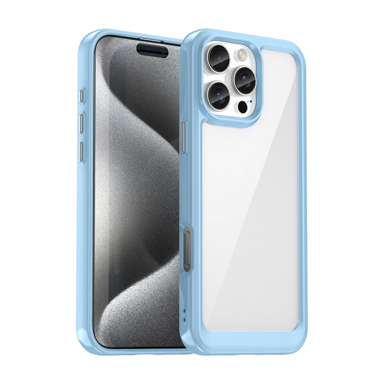 Colorful Series Acrylic + TPU Phone Case, For iPhone 17e / 16e, For iPhone 16 Pro Max, For iPhone 16 Pro, For iPhone 16 Plus, For iPhone 16, For iPhone 15 Pro Max, For iPhone 15 Pro, For iPhone 15 Plus