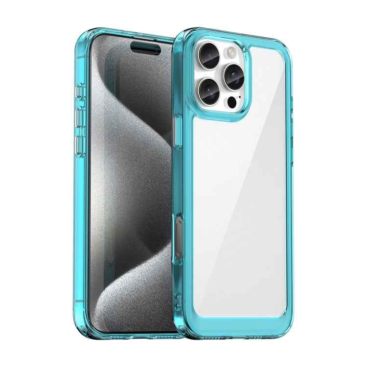 Colorful Series Acrylic + TPU Phone Case, For iPhone 16 Pro Max, For iPhone 16 Pro, For iPhone 16 Plus, For iPhone 16, iPhone 16e, For iPhone 15 Pro Max, For iPhone 15 Pro, For iPhone 15 Plus
