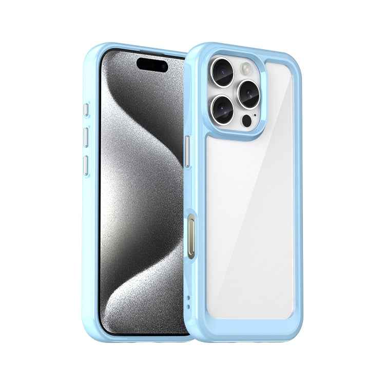 Colorful Series Acrylic + TPU Phone Case, For iPhone 16 Pro Max, For iPhone 16 Pro, For iPhone 16 Plus, For iPhone 16, iPhone 16e, For iPhone 15 Pro Max, For iPhone 15 Pro, For iPhone 15 Plus