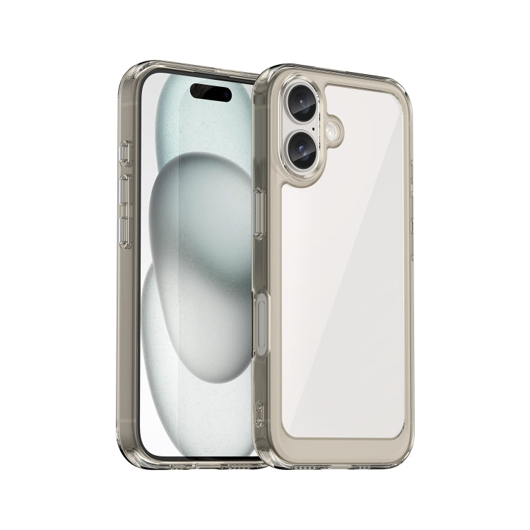 Colorful Series Acrylic + TPU Phone Case, For iPhone 17e / 16e, For iPhone 16 Pro Max, For iPhone 16 Pro, For iPhone 16 Plus, For iPhone 16, For iPhone 15 Pro Max, For iPhone 15 Pro, For iPhone 15 Plus