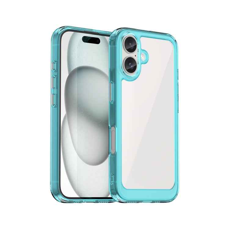 Colorful Series Acrylic + TPU Phone Case, For iPhone 16 Pro Max, For iPhone 16 Pro, For iPhone 16 Plus, For iPhone 16, iPhone 16e, For iPhone 15 Pro Max, For iPhone 15 Pro, For iPhone 15 Plus
