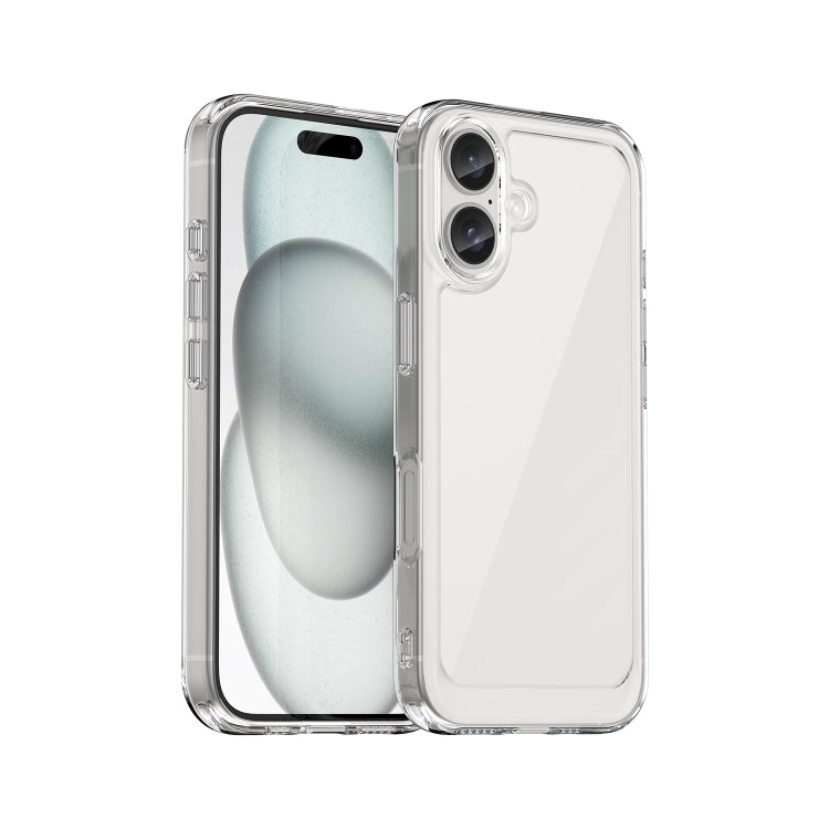 Colorful Series Acrylic + TPU Phone Case, For iPhone 17e / 16e, For iPhone 16 Pro Max, For iPhone 16 Pro, For iPhone 16 Plus, For iPhone 16, For iPhone 15 Pro Max, For iPhone 15 Pro, For iPhone 15 Plus