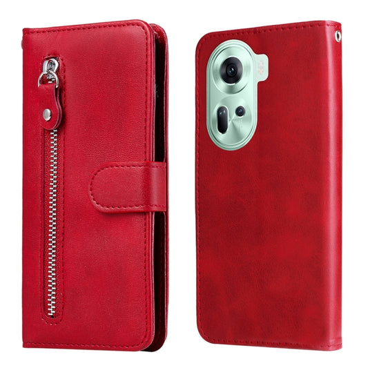 Fashion Calf Texture Zipper Leather Phone Case