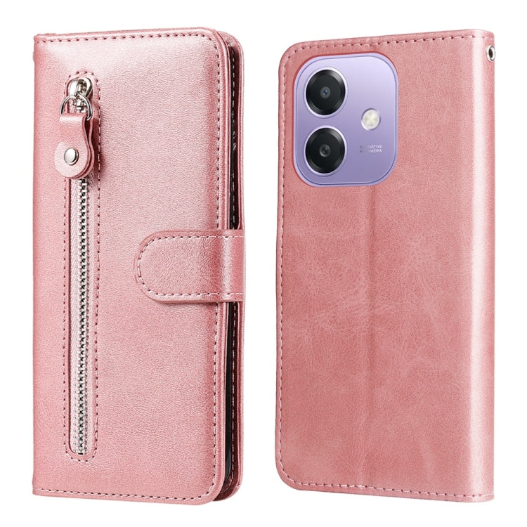 Fashion Calf Texture Zipper Leather Phone Case