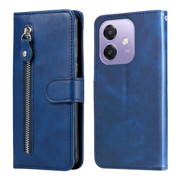 Fashion Calf Texture Zipper Leather Phone Case
