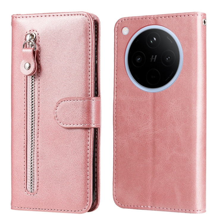 Fashion Calf Texture Zipper Leather Phone Case