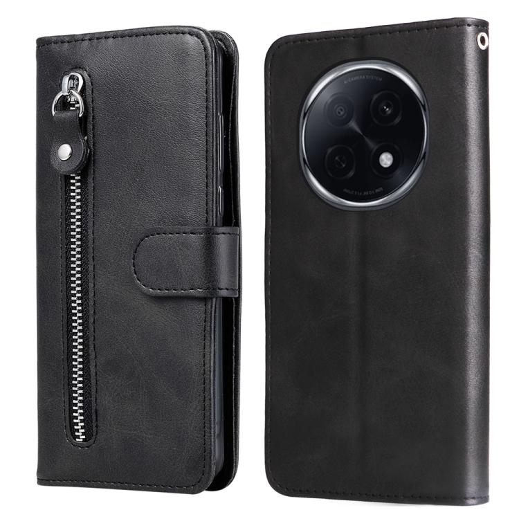 Fashion Calf Texture Zipper Leather Phone Case