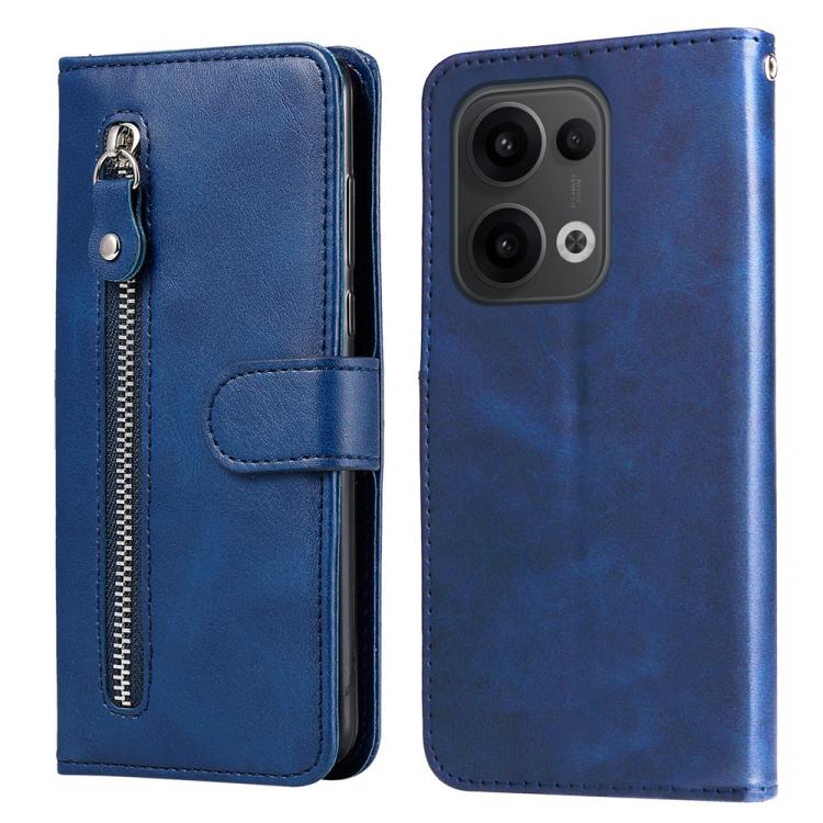 Fashion Calf Texture Zipper Leather Phone Case