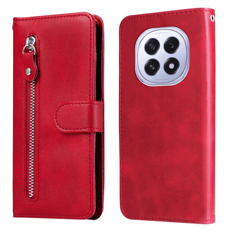 Fashion Calf Texture Zipper Leather Phone Case