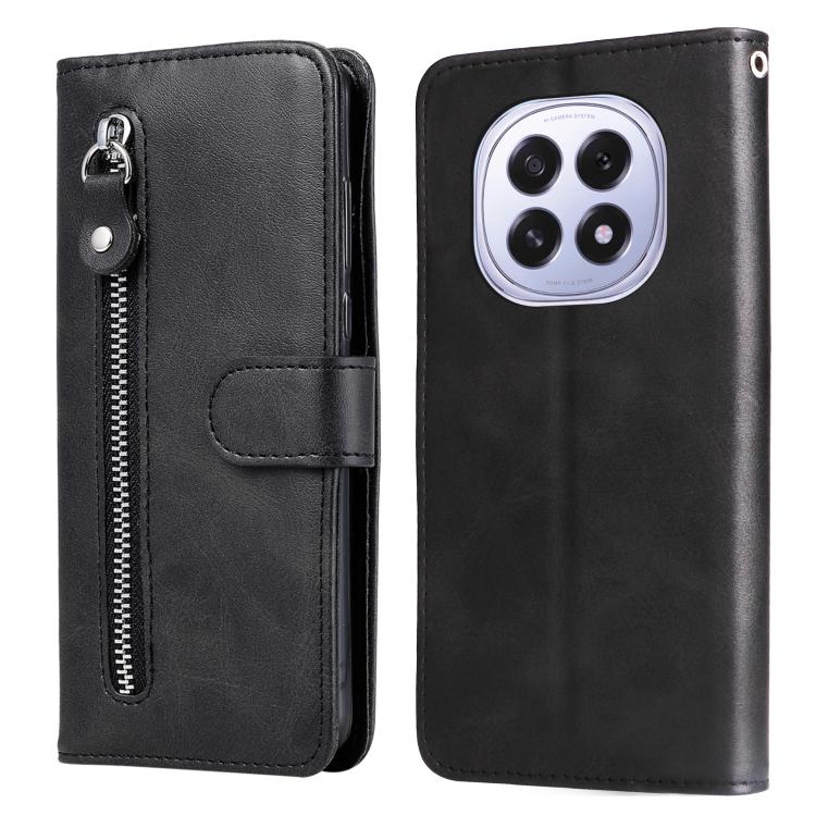 Fashion Calf Texture Zipper Leather Phone Case