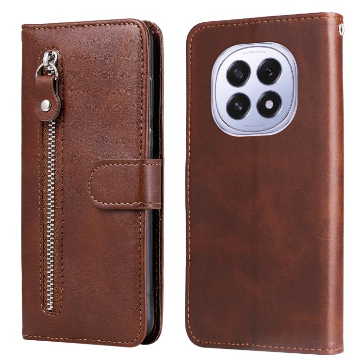 Fashion Calf Texture Zipper Leather Phone Case