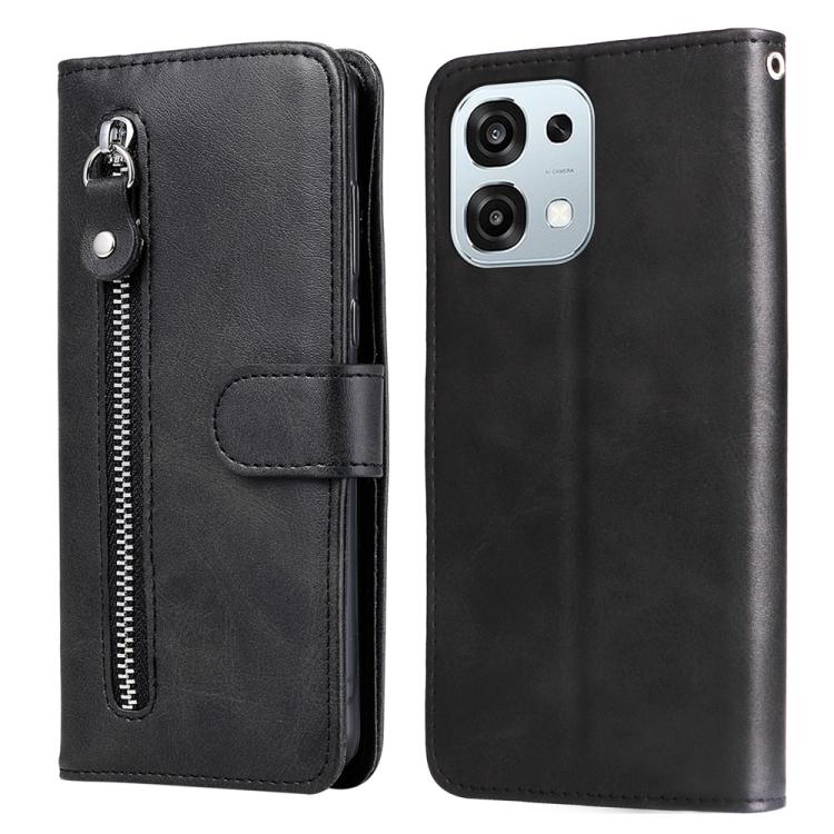 Fashion Calf Texture Zipper Leather Phone Case