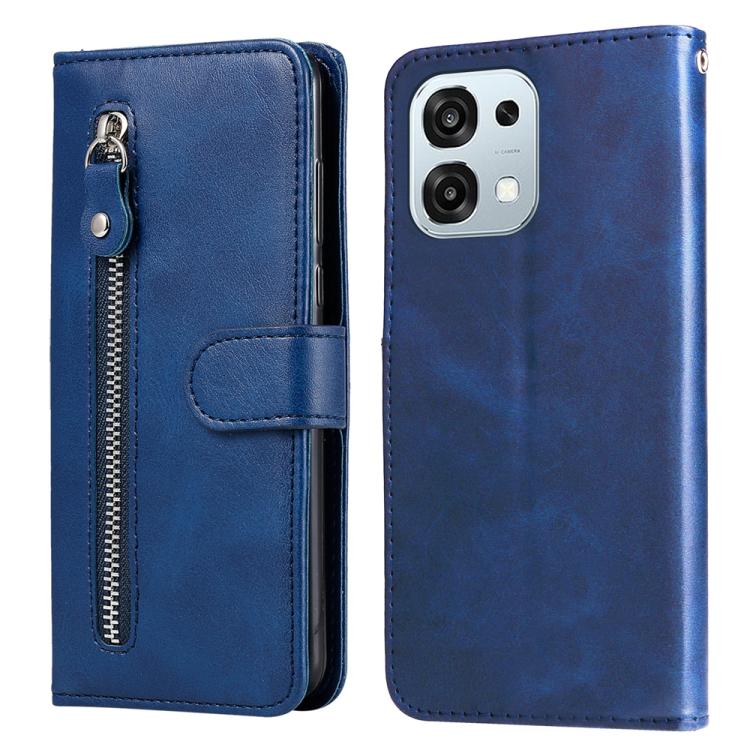 Fashion Calf Texture Zipper Leather Phone Case