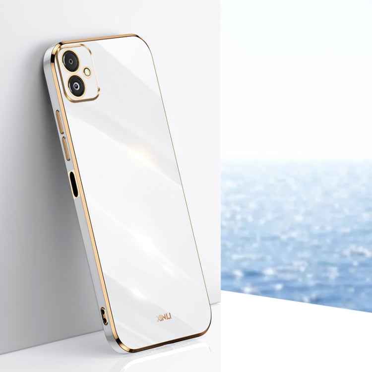 XINLI Straight Edge 6D Electroplate TPU Phone Case, For Samsung Galaxy F14 5G, For Samsung Galaxy M14 5G, For Samsung Galaxy A04e 4G