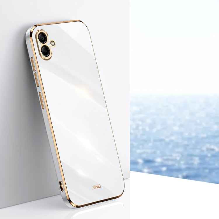 XINLI Straight Edge 6D Electroplate TPU Phone Case, For Samsung Galaxy F14 5G, For Samsung Galaxy M14 5G, For Samsung Galaxy A04e 4G