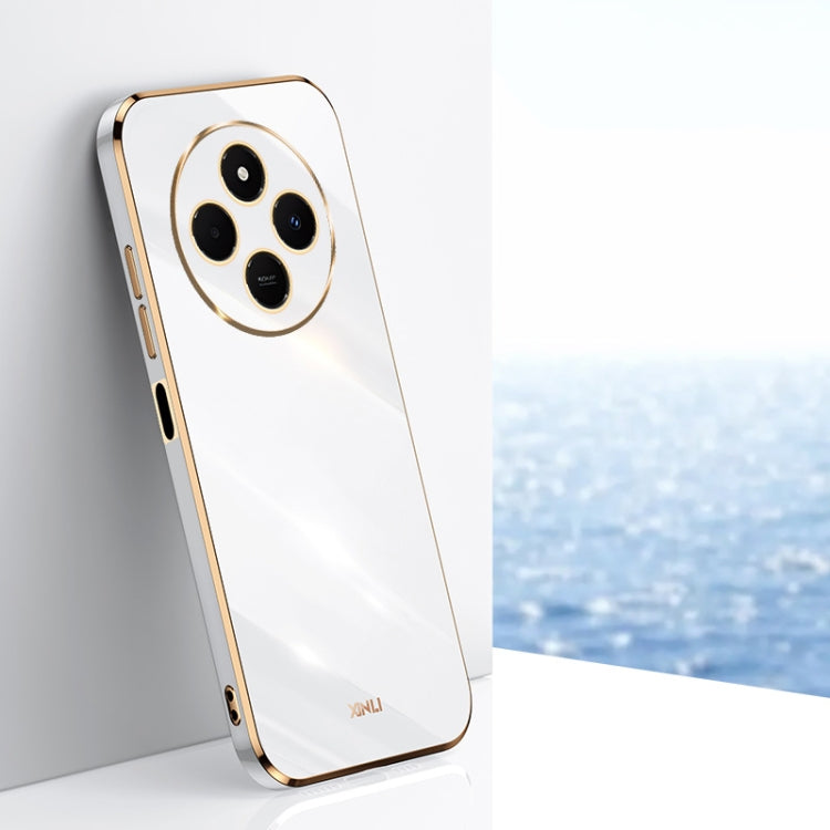 XINLI Straight Edge 6D Electroplate TPU Phone Case, For Redmi Note 14 4G 163.25mm, For Redmi Note 14 5G Global, For Redmi 14 4G, For Xiaomi Redmi Note 13 Pro 4G, For Xiaomi Redmi Note 13 4G, For Xiaomi Redmi 13C 5G