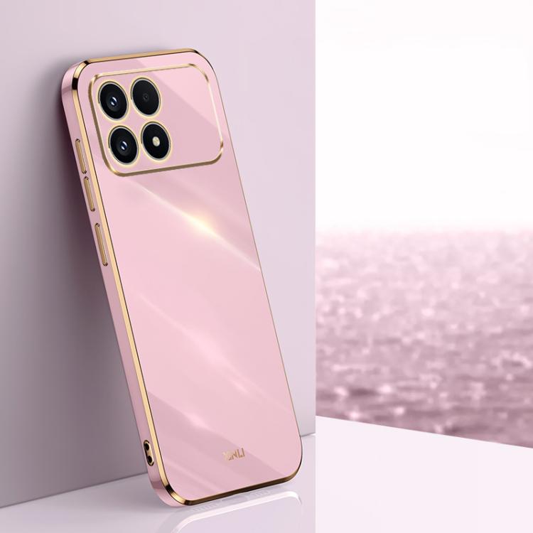 XINLI Straight Edge 6D Electroplate TPU Phone Case, For Redmi K90 / Poco F8 Pro, For Redmi 15 5G Global / 4G SEA 169.5, For Redmi 15 5G / 4G EU 171mm, For Redmi A5 4G 171.7mm / Poco C71, For Redmi Turbo 4 Pro, For Redmi Note 14 Pro 4G Global