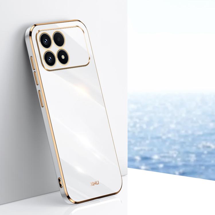 XINLI Straight Edge 6D Electroplate TPU Phone Case, For Redmi K90 / Poco F8 Pro, For Redmi 15 5G Global / 4G SEA 169.5, For Redmi 15 5G / 4G EU 171mm, For Redmi A5 4G 171.7mm / Poco C71, For Redmi Turbo 4 Pro, For Redmi Note 14 Pro 4G Global