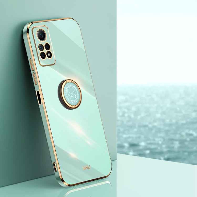 XINLI Straight Edge 6D Electroplate TPU Phone Case with Ring Holder, For Xiaomi Redmi Note 12R, For Xiaomi Redmi K70, For Xiaomi Redmi 12 4G, For Xiaomi Redmi Note 12S 4G, For Xiaomi Redmi Note 12 Pro 4G, For Xiaomi Redmi Note 12 Turbo