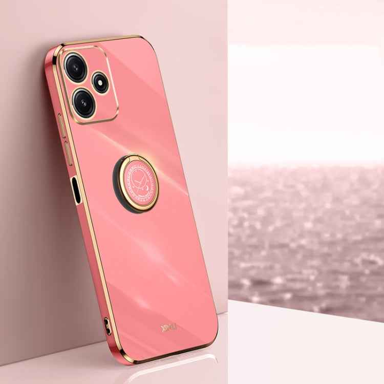 XINLI Straight Edge 6D Electroplate TPU Phone Case with Ring Holder, For Xiaomi Redmi Note 12R, For Xiaomi Redmi K70, For Xiaomi Redmi 12 4G, For Xiaomi Redmi Note 12S 4G, For Xiaomi Redmi Note 12 Pro 4G, For Xiaomi Redmi Note 12 Turbo