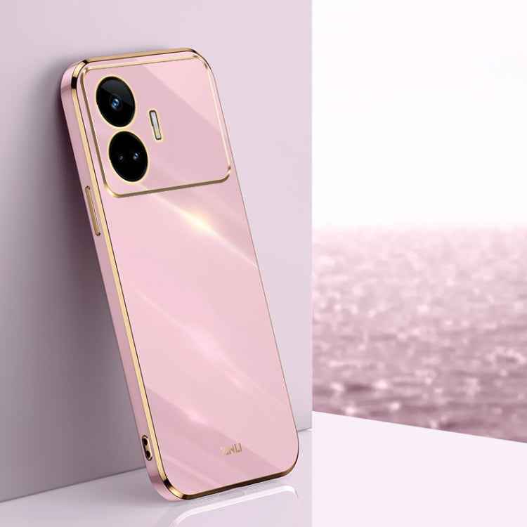 XINLI Straight 6D Plating Gold Edge TPU Phone Case, For Realme GT Neo5 SE, For Realme C55