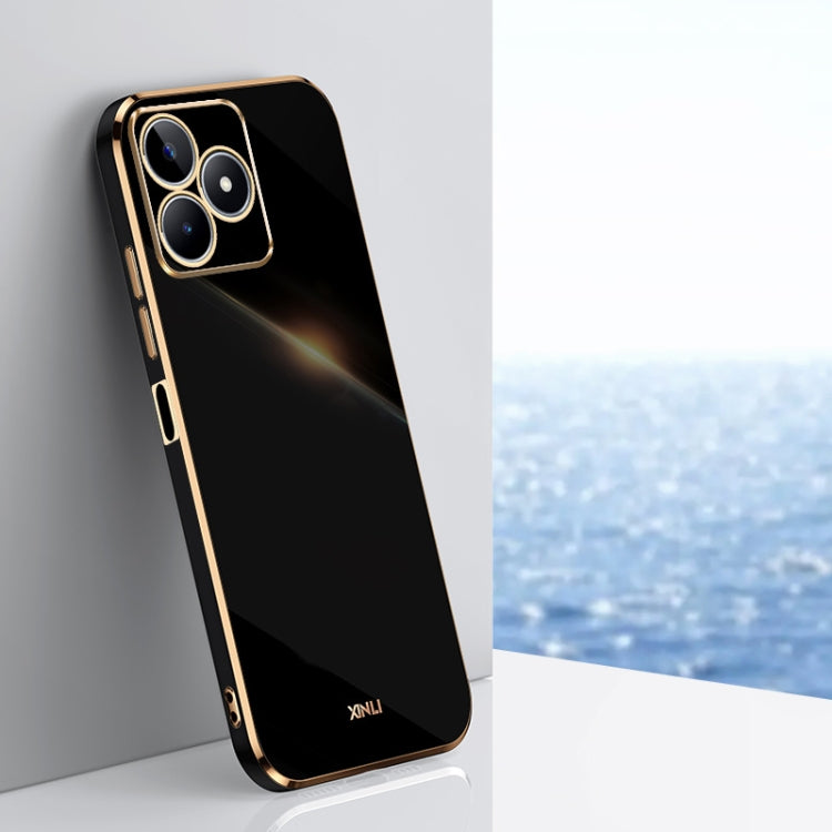 XINLI Straight 6D Plating Gold Edge TPU Phone Case, For Realme GT 7 Pro 5G, For Realme Note 60 4G, For Realme 13 Pro Global, For Realme 11 5G, For Realme C53 2023, For Realme 11 Pro+ 5G