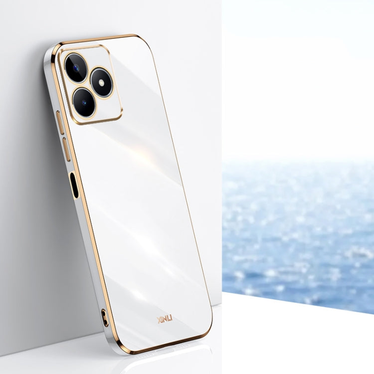 XINLI Straight 6D Plating Gold Edge TPU Phone Case, For Realme GT 7 Pro 5G, For Realme Note 60 4G, For Realme 13 Pro Global, For Realme 11 5G, For Realme C53 2023, For Realme 11 Pro+ 5G