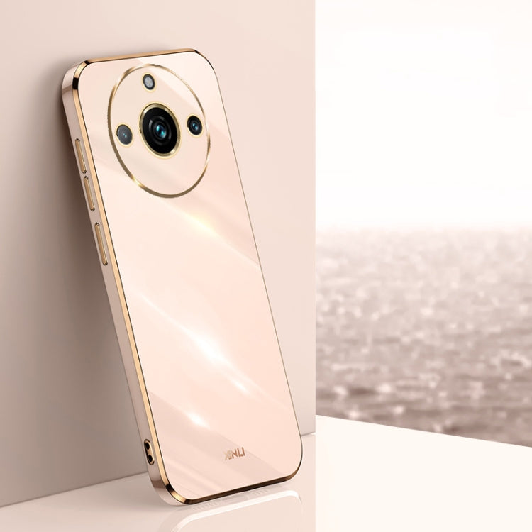 XINLI Straight 6D Plating Gold Edge TPU Phone Case, For Realme GT 7 Pro 5G, For Realme Note 60 4G, For Realme 13 Pro Global, For Realme 11 5G, For Realme C53 2023, For Realme 11 Pro+ 5G