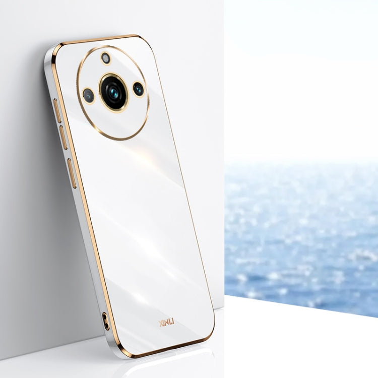 XINLI Straight 6D Plating Gold Edge TPU Phone Case, For Realme GT 7 Pro 5G, For Realme Note 60 4G, For Realme 13 Pro Global, For Realme 11 5G, For Realme C53 2023, For Realme 11 Pro+ 5G