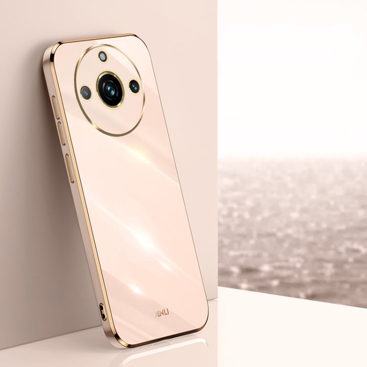 XINLI Straight 6D Plating Gold Edge TPU Phone Case, For Realme GT 7 Pro 5G, For Realme Note 60 4G, For Realme 13 Pro Global, For Realme 11 5G, For Realme C53 2023, For Realme 11 Pro+ 5G
