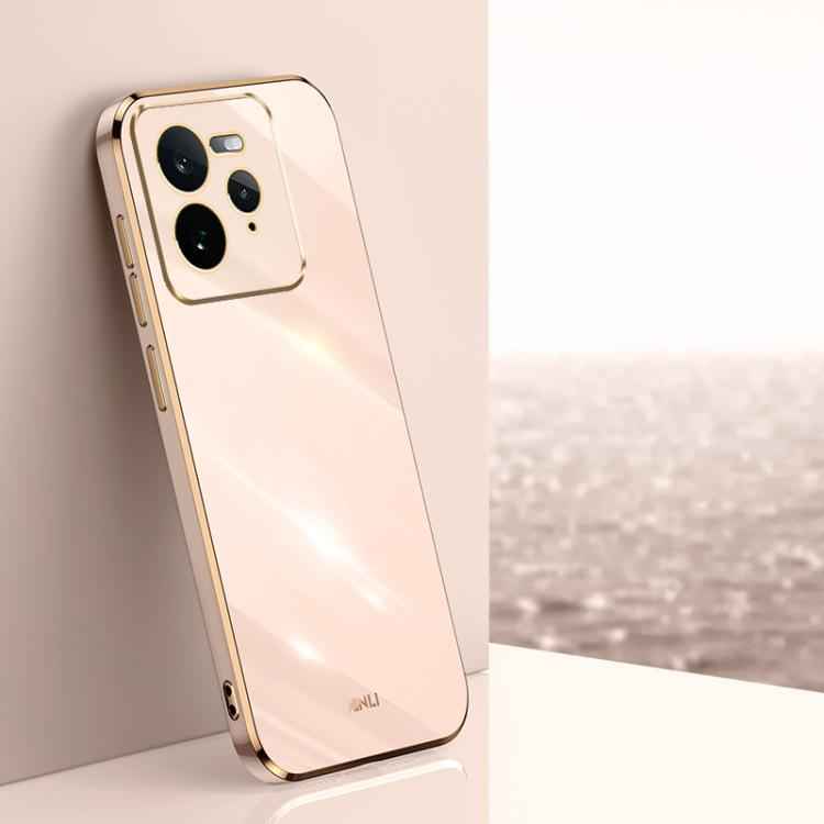 XINLI Straight 6D Plating Gold Edge TPU Phone Case, For Realme GT 7 Pro 5G, For Realme Note 60 4G, For Realme 13 Pro Global, For Realme 11 5G, For Realme C53 2023, For Realme 11 Pro+ 5G